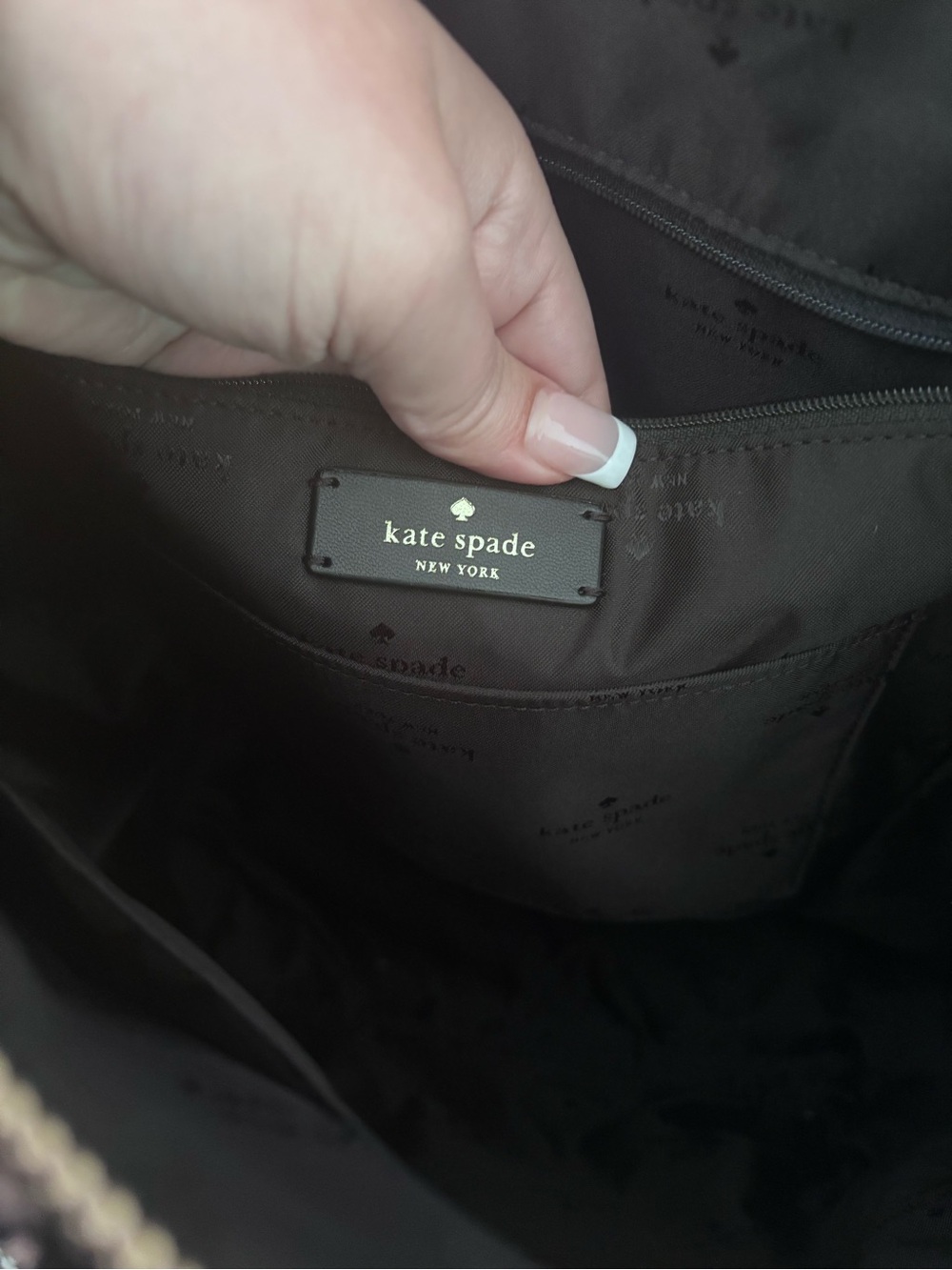 Kate Spade Chelsea Spotted Leopard Large Convertible Backpack - Picture 7 of 7